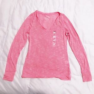 NWT SO Kohls Light Pink Long Sleeve